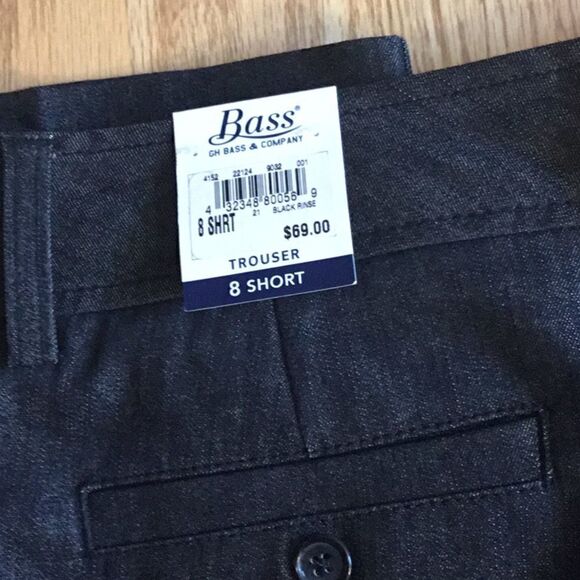 BASS NWT jeans w/ stretch in size 8 short dark clr - Picture 6 of 8